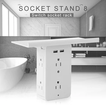 Multi-functional Conversion Socket Power Outlet Light Switch Plug 2 USB Charging Port USA Standard Universal Wall Socket
Multi-functional Conversion Socket Power Outlet Light Switch Plug 2 USB Charging Port USA Standard Universal Wall Socket