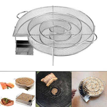 Stainless Steel Cold Smoke Generator Cold Smoking Box Grill Mesh Smoker Wood Chips Burning Tool BBQ Meat Salmon Smoked
Stainless Steel Cold Smoke Generator Cold Smoking Box Grill Mesh Smoker Wood Chips Burning Tool BBQ Meat Salmon Smoked