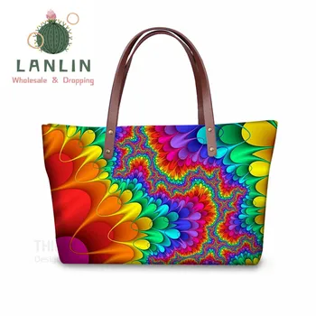 LALIN Women Rainbow Tie Dye Printed Shoulder Handbags Ladies Fashion Hand Tote Bag for Females Casual Top-Handle Bags Girls
LALIN Women Rainbow Tie Dye Printed Shoulder Handbags Ladies Fashion Hand Tote Bag for Females Casual Top-Handle Bags Girls
