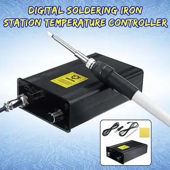Upgrade Quick Heating Mini Electric Soldering Iron Station Kit Digital LED Display Adjustable Temperature with Solder Tip Power
Upgrade Quick Heating Mini Electric Soldering Iron Station Kit Digital LED Display Adjustable Temperature with Solder Tip Power