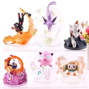 Cartoon Monsters Figure Espeon Litten Cubone Absol Rowlet Jigglypuff Eevee Monsters Action Figures PVC Collectible Toys 6pcs/set
Cartoon Monsters Figure Espeon Litten Cubone Absol Rowlet Jigglypuff Eevee Monsters Action Figures PVC Collectible Toys 6pcs/set