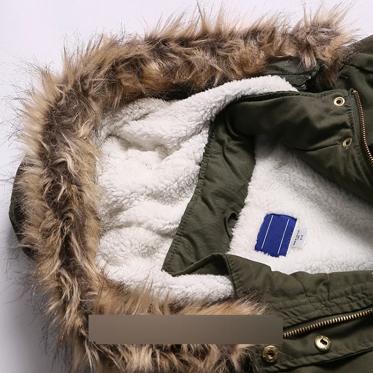 22g12 Army Green Women's Parker Overcoat plus Velvet Padded Hooded Cotton-padded Clothes
22g12 Army Green Women's Parker Overcoat plus Velvet Padded Hooded Cotton-padded Clothes
