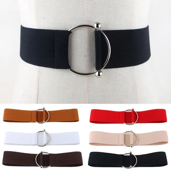 Ladies Stretch Corset Waistband Dress Décor Simple Round Buckle Elastic Belt LLBLT0321
Ladies Stretch Corset Waistband Dress Décor Simple Round Buckle Elastic Belt LLBLT0321