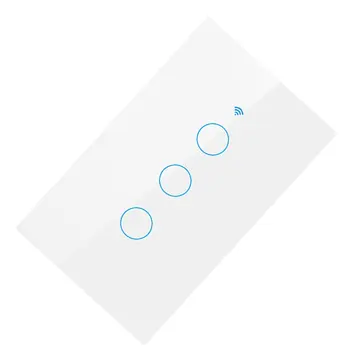 Wifi Smart Light Switch Glass Screen Touch Panel Voice Control Wireless Wall Switch work with Alexa Echo Google Home
Wifi Smart Light Switch Glass Screen Touch Panel Voice Control Wireless Wall Switch work with Alexa Echo Google Home
