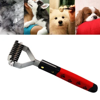 Pet Dog Comb Dematting Grooming Brush Deshedding Trimmer Tool Pets Cat Hair Fur Removal Brushes Metal Rake 10/13/17 Blades Y
Pet Dog Comb Dematting Grooming Brush Deshedding Trimmer Tool Pets Cat Hair Fur Removal Brushes Metal Rake 10/13/17 Blades Y
