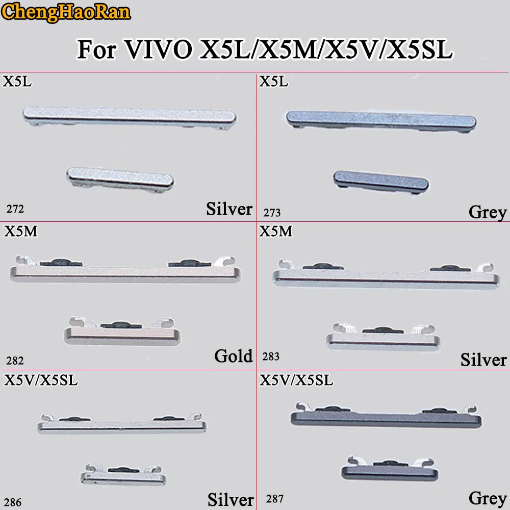 ChengHaoRan 1 Set Side Button Power Volume Key Replacement Spare parts For VIVO X5L X5M X5V/X5SL
ChengHaoRan 1 Set Side Button Power Volume Key Replacement Spare parts For VIVO X5L X5M X5V/X5SL