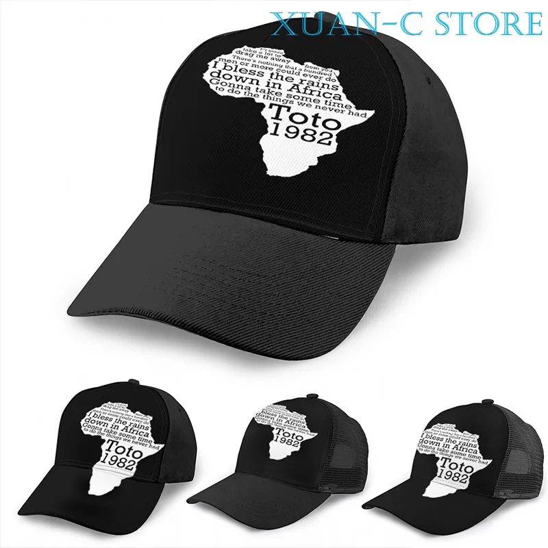 Africa by Toto Basketball Cap men women Fashion all over print black Unisex adult hat 
Africa by Toto Basketball Cap men women Fashion all over print black Unisex adult hat