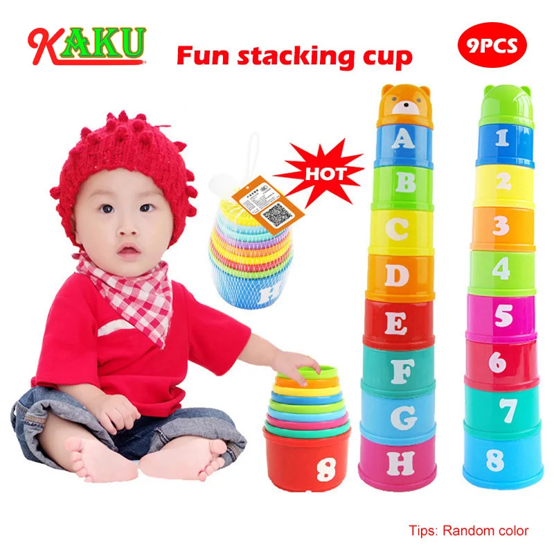 9PCS Mini Bear Baby Stacking Cups Toy Figures Or Children Educational Toys Letters Fun Rainbow Cups Stacking Tower Toy Kids Gift
9PCS Mini Bear Baby Stacking Cups Toy Figures Or Children Educational Toys Letters Fun Rainbow Cups Stacking Tower Toy Kids Gift
