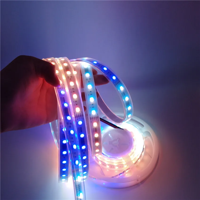 60leds RGBW UCS512C4 24V Digital Led Strip DMX Addressable led tape pixel rgb PCB led lights Waterproof programable Led Rope
60leds RGBW UCS512C4 24V Digital Led Strip DMX Addressable led tape pixel rgb PCB led lights Waterproof programable Led Rope