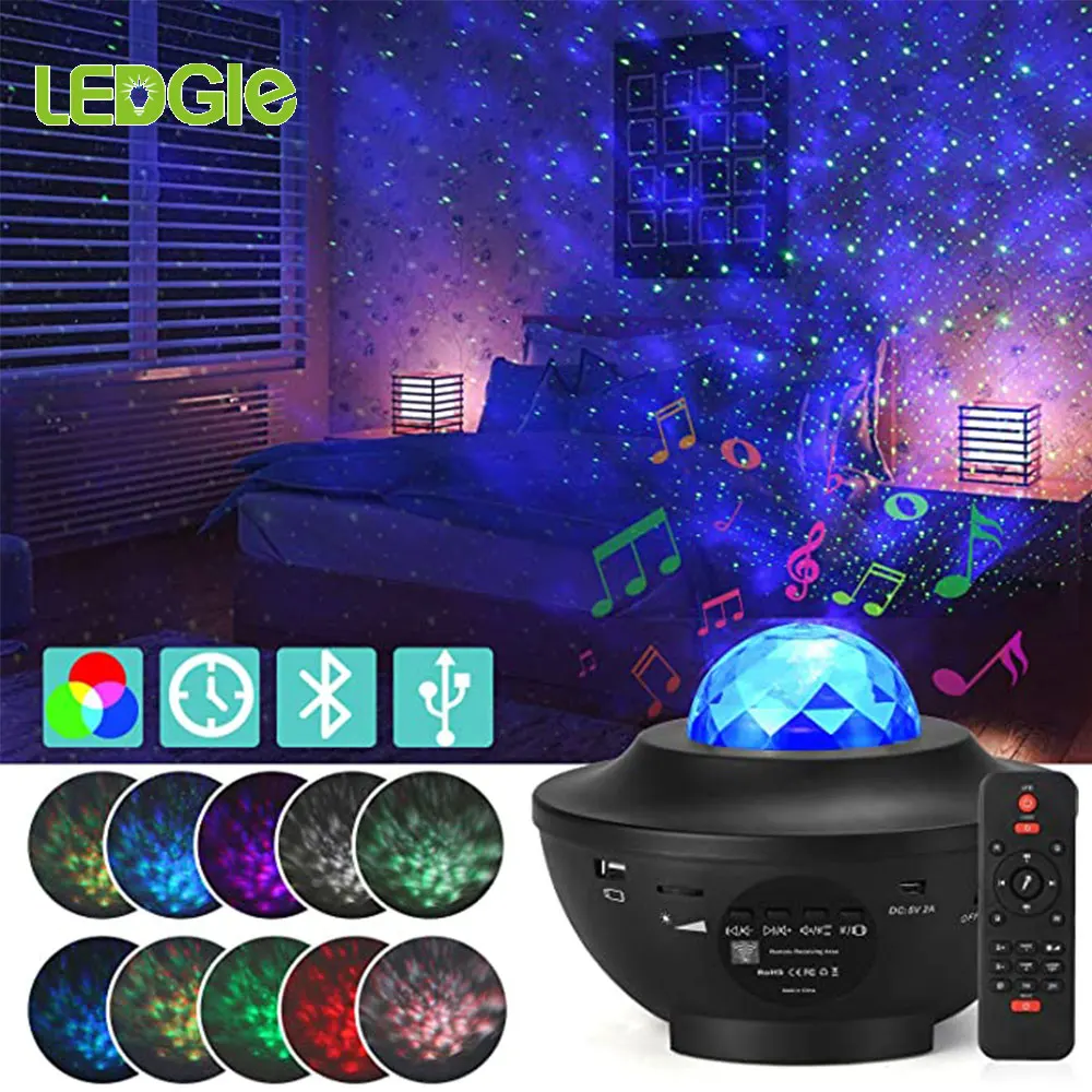 Colorful Starry Sky Projector Night Blueteeth USB Voice Control Music Player Kid's Night Light Romantic Galaxy Projector Lamp
Colorful Starry Sky Projector Night Blueteeth USB Voice Control Music Player Kid's Night Light Romantic Galaxy Projector Lamp