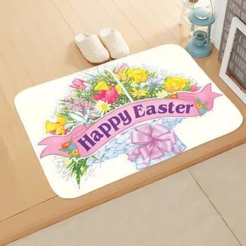 Happy Easter Printing Doormat Easter Bunny Flannel Floor Mat Non-slip Mat Rabbit Home Decoration Door Mat Bath Antiskid Carpet
Happy Easter Printing Doormat Easter Bunny Flannel Floor Mat Non-slip Mat Rabbit Home Decoration Door Mat Bath Antiskid Carpet