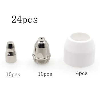 24pcs P80 LTP8000 IGBT 80A Tip Electrodes Shield Plasma Cutter Consumable Set
24pcs P80 LTP8000 IGBT 80A Tip Electrodes Shield Plasma Cutter Consumable Set