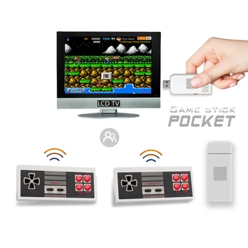 New Wireless Handheld TV game console 8 bit Retro Video game console Built in 620 games AV output
New Wireless Handheld TV game console 8 bit Retro Video game console Built in 620 games AV output