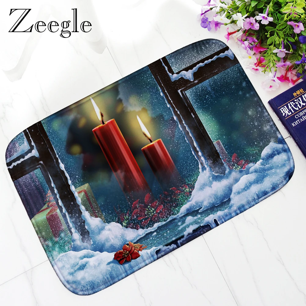 Zeegle Christmas Floor Mat Flannel Home Decoration Anti-slip Doormat Bath Soft Carpet Water Absorption Foot Rug Hallway Rug
Zeegle Christmas Floor Mat Flannel Home Decoration Anti-slip Doormat Bath Soft Carpet Water Absorption Foot Rug Hallway Rug