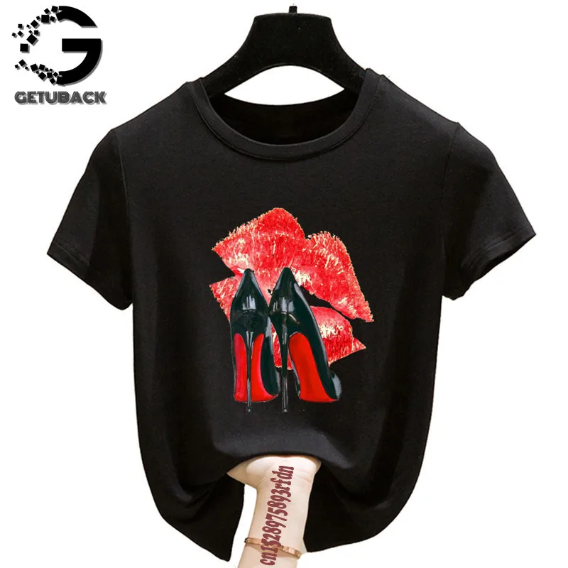 Забавная Женская Повседневная футболка Red Lip Shose, подарок, трендовая графическая футболка 90-х годов с круглым вырезом, Женский Топ Y2K, Прямая поставка
Забавная Женская Повседневная футболка Red Lip Shose, подарок, трендовая графическая футболка 90-х годов с круглым вырезом, Женский Топ Y2K, Прямая поставка