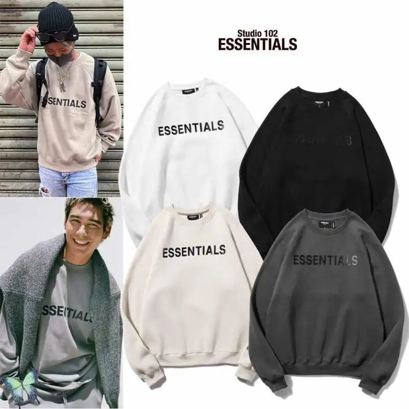 Essentias Fleece Sweatshirt Men Women Casual Kanye West Justin Bieber Pullover Sweatshirts Pressure Glue Letter
Essentias Fleece Sweatshirt Men Women Casual Kanye West Justin Bieber Pullover Sweatshirts Pressure Glue Letter