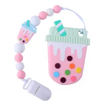 New Cute Baby Teether Pacifier Chain Set Newborn Silicone Nipple Clip Infants Anti-chain Molar Tooth Toy 63HE
New Cute Baby Teether Pacifier Chain Set Newborn Silicone Nipple Clip Infants Anti-chain Molar Tooth Toy 63HE