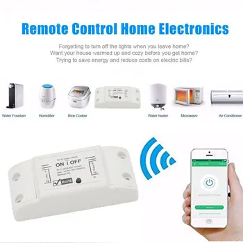 Smart WiFi Light Switch Tuya APP Universal DIY Module for Smart Home Wireless Remote Control Works with Alexa Google Home
Smart WiFi Light Switch Tuya APP Universal DIY Module for Smart Home Wireless Remote Control Works with Alexa Google Home