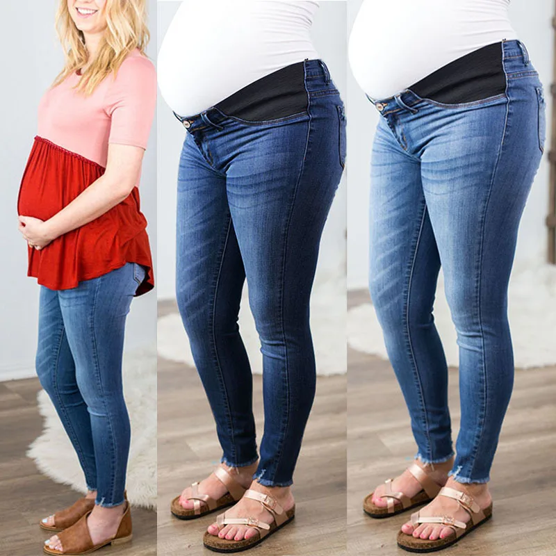 Pregnant Women Jeans Loose Comfort Maternity Cloths Autumn Wear Low-waisted Denim Trousers
Pregnant Women Jeans Loose Comfort Maternity Cloths Autumn Wear Low-waisted Denim Trousers