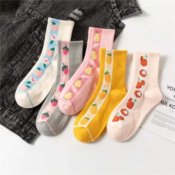 Cute Japanese Sweet Funny Socks Harajuku Kawaii Peach Strawberry Litchi Pineapple Socks Women College Style Sokken Skarpetki 
Cute Japanese Sweet Funny Socks Harajuku Kawaii Peach Strawberry Litchi Pineapple Socks Women College Style Sokken Skarpetki