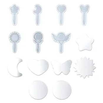 Crystal Epoxy Resin Mold Portable Small Mirror Casting Silicone Mould Handmade DIY Crafts Making Tool
Crystal Epoxy Resin Mold Portable Small Mirror Casting Silicone Mould Handmade DIY Crafts Making Tool
