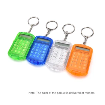 Mini Pocket Size Calculator Portable Calculator with Keychain 8 Digits Display Plastic Casing for School Supplies Random Color
Mini Pocket Size Calculator Portable Calculator with Keychain 8 Digits Display Plastic Casing for School Supplies Random Color