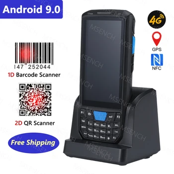 산업용 안드로이드 PDA 1D 2D QR 바코드 스캐너 터미널, RFID 데이터 수집기, PDA 모바일 리더, 4G, 최고 판매