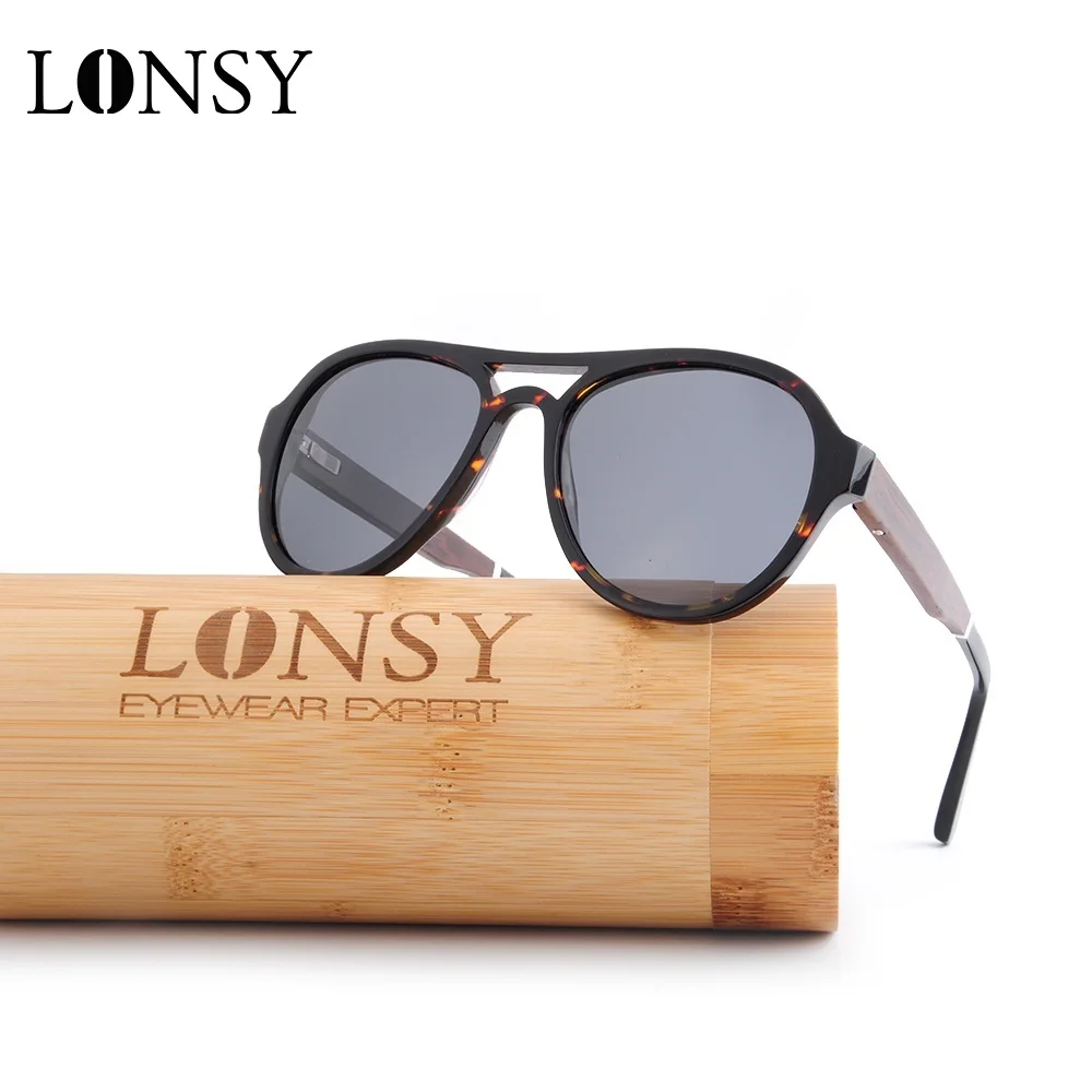 LONSY Luxury Brand Wood Sunglasses Women Men Polarized UV400 Fashion Vintage Sunglass Female High Quality Sun Glasses With Case
LONSY Luxury Brand Wood Sunglasses Women Men Polarized UV400 Fashion Vintage Sunglass Female High Quality Sun Glasses With Case