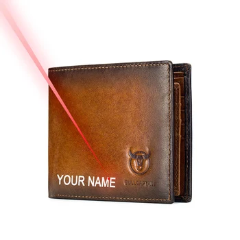 Free Engraving Your Name RFID Shielding Men's Genuine Leather Wallet Double-fold Slim Wallet Multi-card Card Package ID Bag
Free Engraving Your Name RFID Shielding Men's Genuine Leather Wallet Double-fold Slim Wallet Multi-card Card Package ID Bag