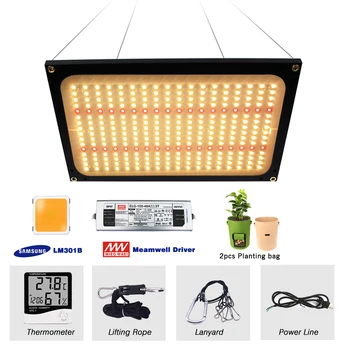 120W 3000K Samsung LM301B LED Grow Light Quantum Tech Board Full Spectrum for plants growth Veg&Bloom, With ELG Meanwell driver
120W 3000K Samsung LM301B LED Grow Light Quantum Tech Board Full Spectrum for plants growth Veg&Bloom, With ELG Meanwell driver