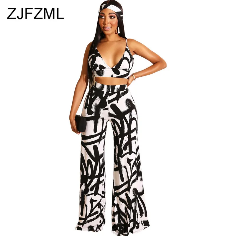 Printed Sexy Two Piece Set Matching Sets Women Deep V Neck Backless Crop Bra Tops and Loose Wide Leg Pants 2 Piece Club Outfits
Printed Sexy Two Piece Set Matching Sets Women Deep V Neck Backless Crop Bra Tops and Loose Wide Leg Pants 2 Piece Club Outfits