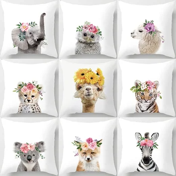 1Pcs Cute animal Sofa Decorative Cushion Cover Pillow Pillowcase Polyester 45*45 Throw Pillow Home Car Decor Pillowcover 40967 
1Pcs Cute animal Sofa Decorative Cushion Cover Pillow Pillowcase Polyester 45*45 Throw Pillow Home Car Decor Pillowcover 40967