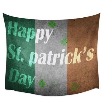 Happy St Patricks Day Clover Ireland Wall Pattern Wall Tapestry Home Decoration Wall Hanging for Bedroom Living Room
Happy St Patricks Day Clover Ireland Wall Pattern Wall Tapestry Home Decoration Wall Hanging for Bedroom Living Room