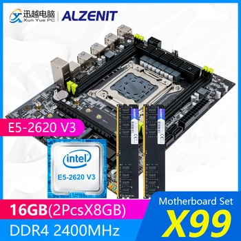 ALZENIT X99 Motherboard Set X99M-CE5 MATX With Intel Xeon E5-2620 V3 2.4GHz CPU 2*8GB (16GB) DDR4 2400MHz RAM
ALZENIT X99 Motherboard Set X99M-CE5 MATX With Intel Xeon E5-2620 V3 2.4GHz CPU 2*8GB (16GB) DDR4 2400MHz RAM