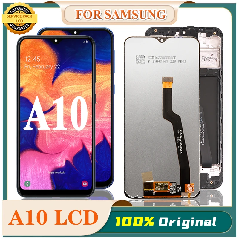 ЖК-экран с дигитайзером в сборе для SAMSUNG Galaxy A10 A105 A105F 6 2 SM-A105F дюймов Сервисный