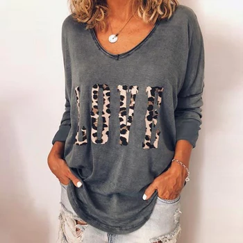 Spring Autumn Loose Casual Tshirt Long Sleeve Casual Tops New Office Lady Leopard Print Fitted Pullovers Long Sleeve Tee
Spring Autumn Loose Casual Tshirt Long Sleeve Casual Tops New Office Lady Leopard Print Fitted Pullovers Long Sleeve Tee