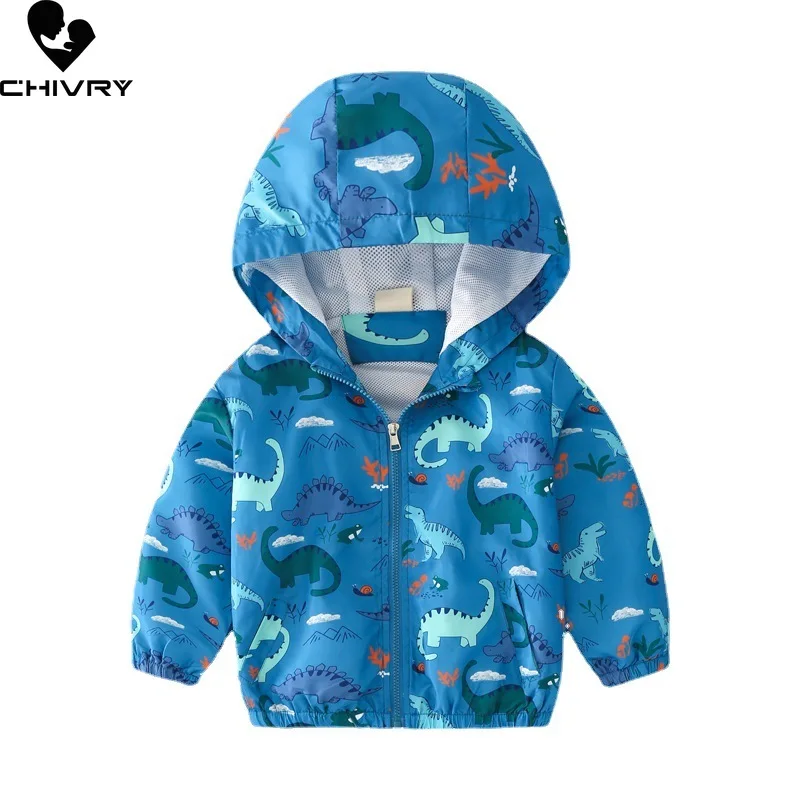 New 2021 Spring Autumn Children Coat Kids Boys Jacket Outerwear Fashion Cartoon Dinosaur Print Hooded Zipper Windbreaker Clothes
New 2021 Spring Autumn Children Coat Kids Boys Jacket Outerwear Fashion Cartoon Dinosaur Print Hooded Zipper Windbreaker Clothes