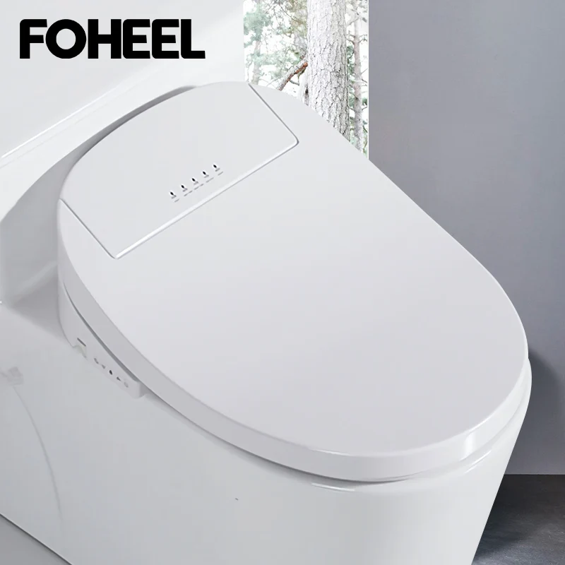 FOHEEL Electric Bidet Cover Smart Bidet Heated Toilet Seat LCD Display Auto Open Sensor Bathroom Seat WC Toilet Seat Automatic 
FOHEEL Electric Bidet Cover Smart Bidet Heated Toilet Seat LCD Display Auto Open Sensor Bathroom Seat WC Toilet Seat Automatic
