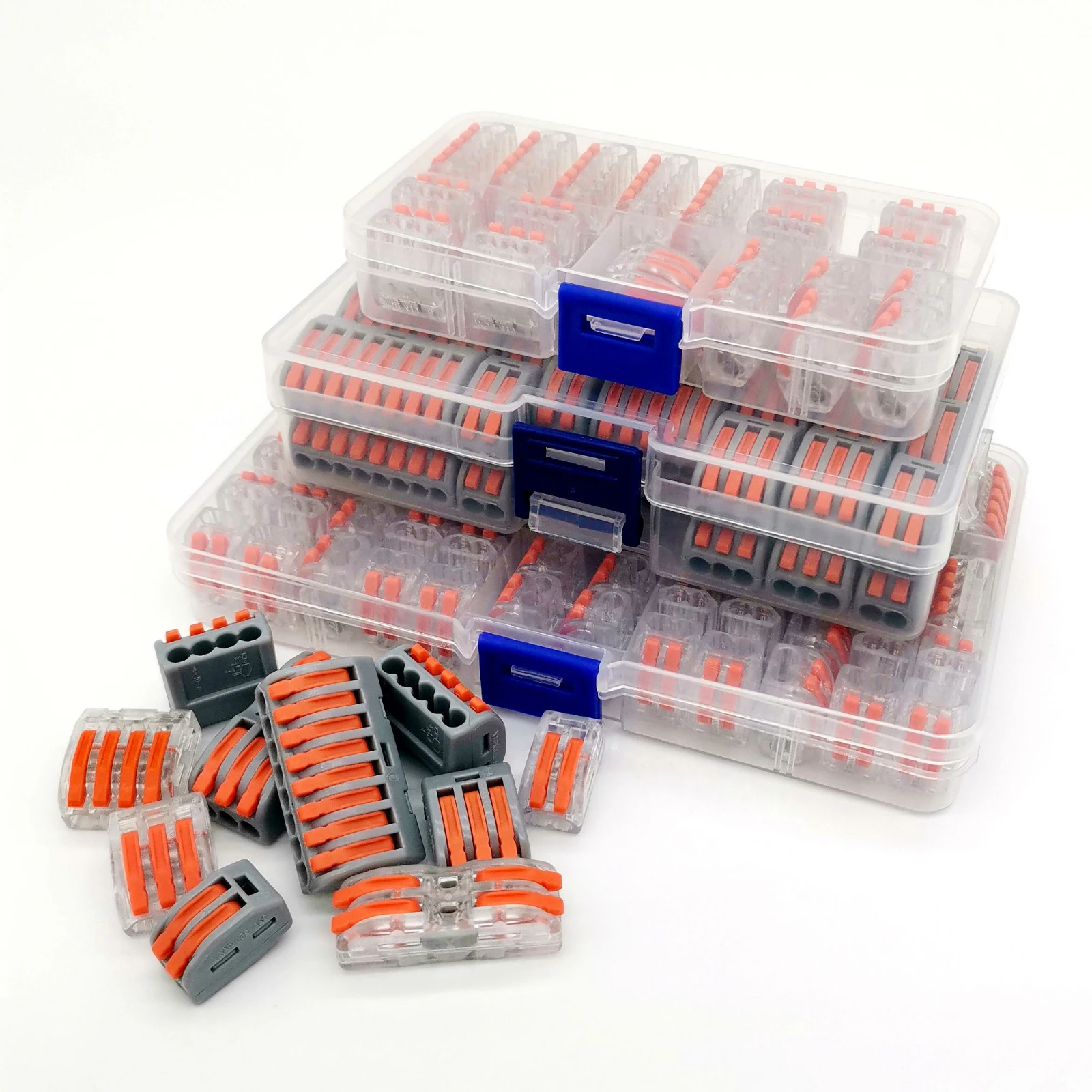 Mixed Boxed fast wire Connector PCT-212/213/214/215/218/222/T SPL-2 3 Compact Wiring Connector Conductor Terminal Block
Mixed Boxed fast wire Connector PCT-212/213/214/215/218/222/T SPL-2 3 Compact Wiring Connector Conductor Terminal Block