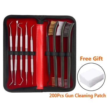 9Pcs Tactical Gun Cleaning Set with Gun Cleaning Patch Rifle Cleaner Brush Double-Ended Brushes Hunting Gun Cleaning Tool Kit
9Pcs Tactical Gun Cleaning Set with Gun Cleaning Patch Rifle Cleaner Brush Double-Ended Brushes Hunting Gun Cleaning Tool Kit