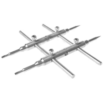 Crab-eye wrench lens opener Camera lens Repair tool made of Stainless steel
Crab-eye wrench lens opener Camera lens Repair tool made of Stainless steel