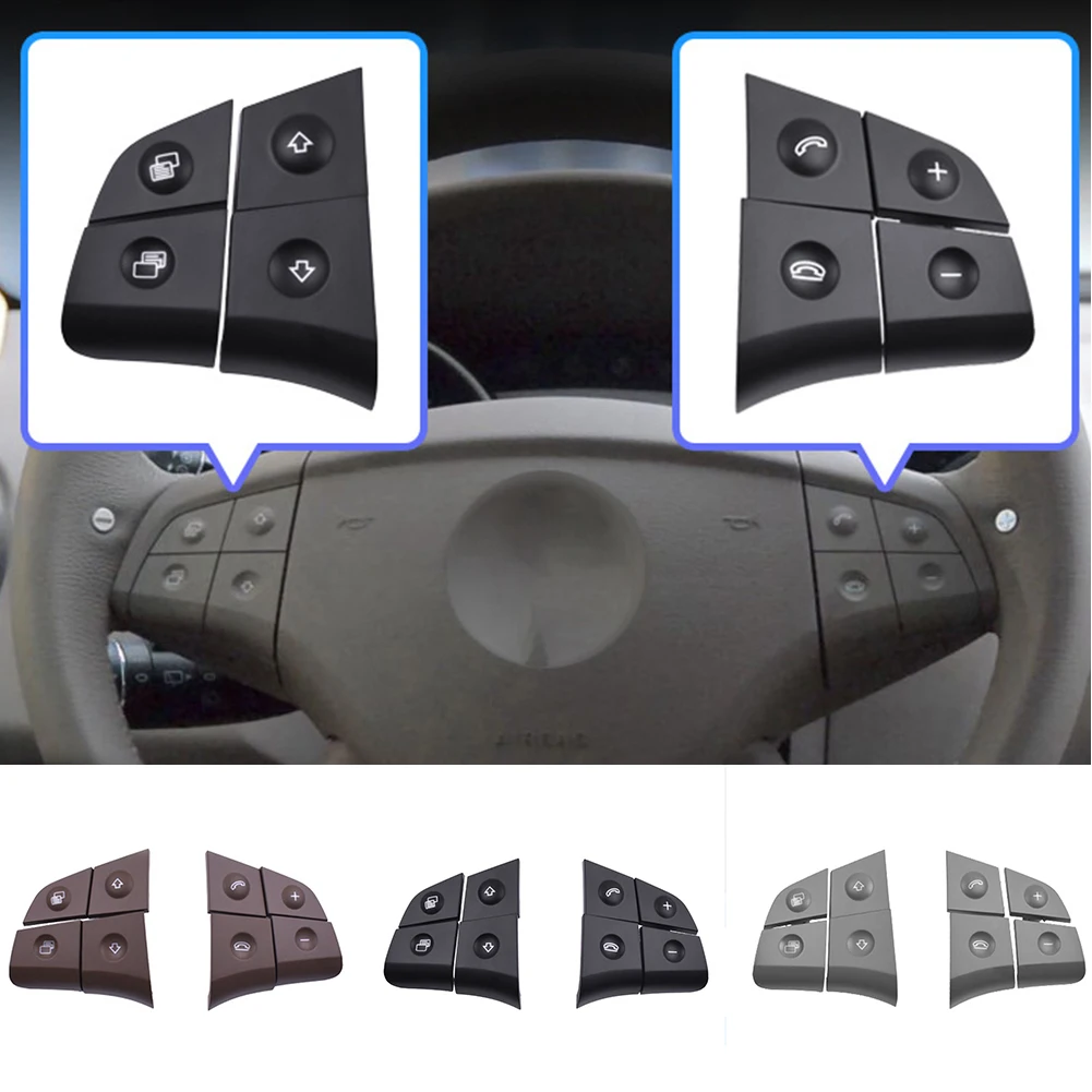 8-key Steering Wheel Button Car Audio Direct Fit Interior Multipurpose Accessories Durable ABS Switch Control For Mercedes W164
8-key Steering Wheel Button Car Audio Direct Fit Interior Multipurpose Accessories Durable ABS Switch Control For Mercedes W164