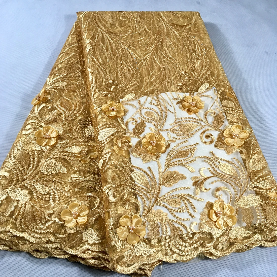 gold african lace fabric 2019 high quality lace french mesh fabric beaded stones nigerian swiss lace fabrics for dress HX11D
gold african lace fabric 2019 high quality lace french mesh fabric beaded stones nigerian swiss lace fabrics for dress HX11D