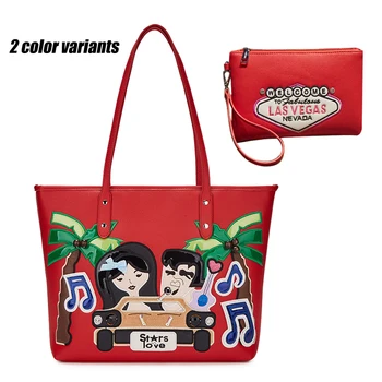 Women Bags Leather Patchwork Embroidery Shoulder Bags Girl Handbags Totes Braccialini Style Handicraft Design Cartoon Las Vegas
Women Bags Leather Patchwork Embroidery Shoulder Bags Girl Handbags Totes Braccialini Style Handicraft Design Cartoon Las Vegas