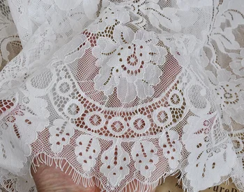 Three meter high quality white lace fabric hollowing out tissu High grade clothing and skirt accessories patchwork
Three meter high quality white lace fabric hollowing out tissu High grade clothing and skirt accessories patchwork