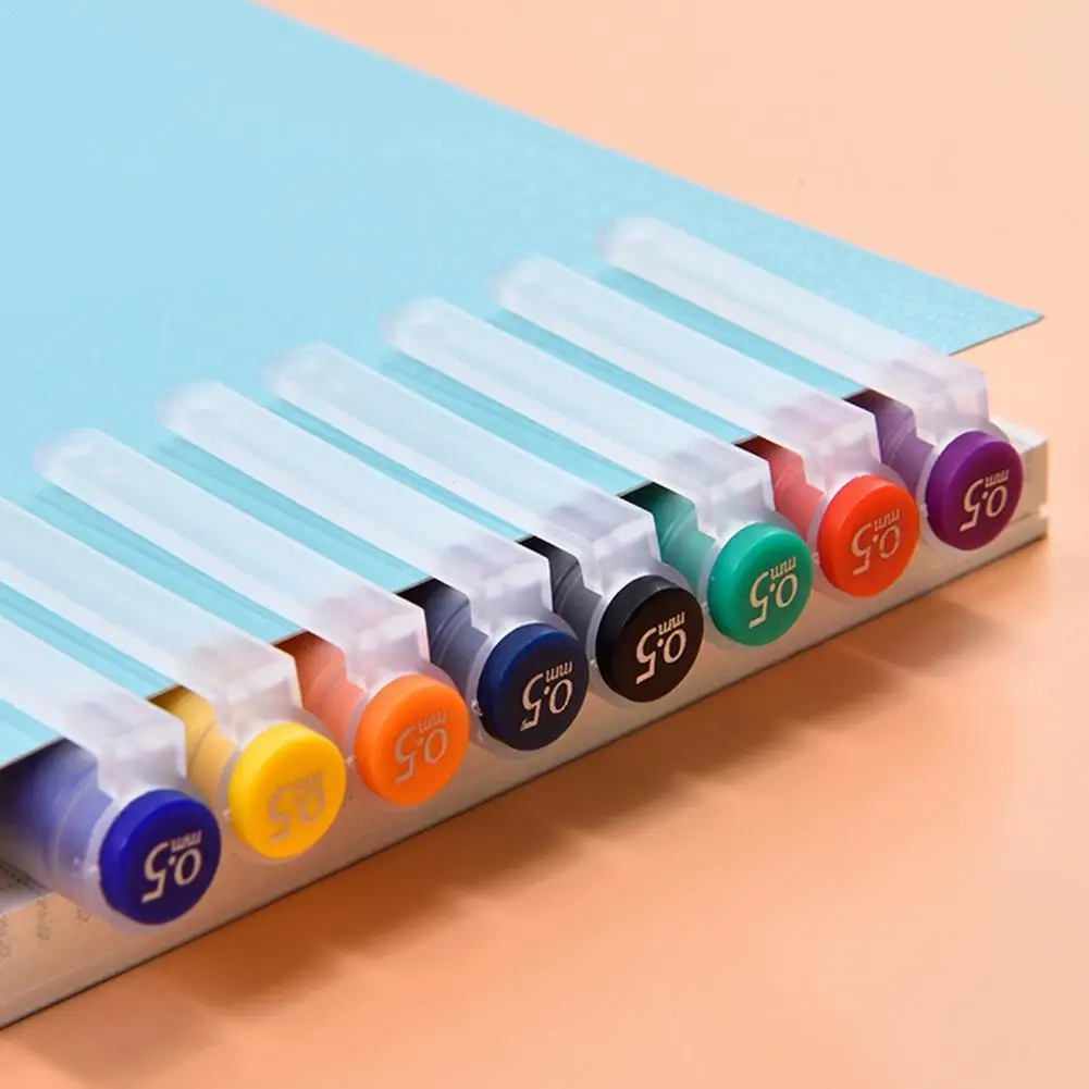 8 Color and 8 Refills Ballpoint Gel Pens Refill Set Pen Painting Cover Stationery Drawing Shell Colorful School Supplies Y5H3
8 Color and 8 Refills Ballpoint Gel Pens Refill Set Pen Painting Cover Stationery Drawing Shell Colorful School Supplies Y5H3