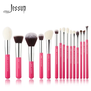 Jessup Rose-carmin/Silver Professional Makeup Brushes Set Beauty Tools Make up Brush kit Foundation Powder Definer Shader Liner
Jessup Rose-carmin/Silver Professional Makeup Brushes Set Beauty Tools Make up Brush kit Foundation Powder Definer Shader Liner