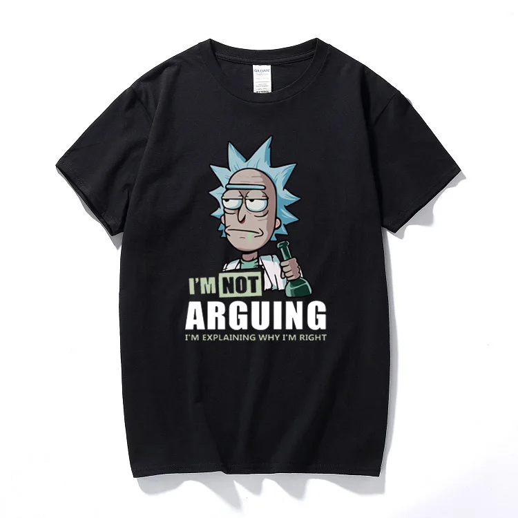 one yona Rick and Morty I'm Not Arguing I'm Explaining Why I'm Right T-Shirt Funny Gift camiseta cotton short sleeve t shirt
one yona Rick and Morty I'm Not Arguing I'm Explaining Why I'm Right T-Shirt Funny Gift camiseta cotton short sleeve t shirt