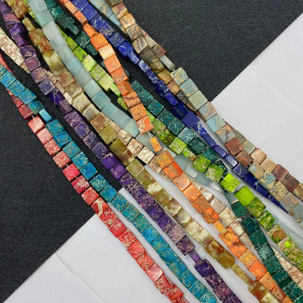 Square Natural Stone Beads Colorful Charm Jewelry Emperor Stone DIY Necklace Accessories Supplies Beads for Jewelry Making
Square Natural Stone Beads Colorful Charm Jewelry Emperor Stone DIY Necklace Accessories Supplies Beads for Jewelry Making