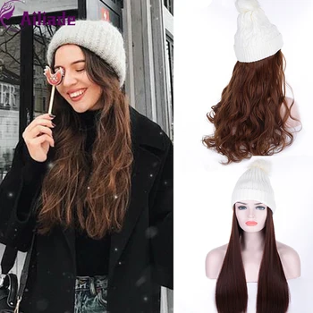 AILIADE Wig Natural Black Synthetic Straight Hair Cotton Hat Natural Connection Adjustable Hat Wig Brown Wavy Wig Girl Party
AILIADE Wig Natural Black Synthetic Straight Hair Cotton Hat Natural Connection Adjustable Hat Wig Brown Wavy Wig Girl Party